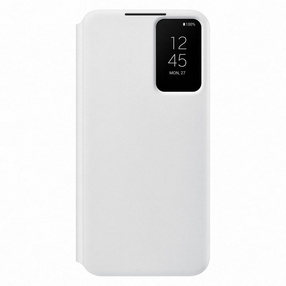 Samsung θήκη Clear View Cover για το Galaxy S22+ (Plus) WHITE EF-ZS906CWE