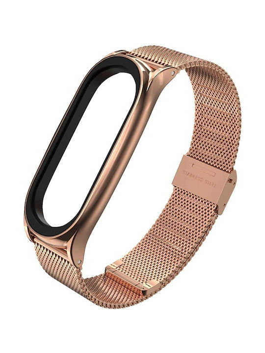Tech-protect Λουράκι Milaneseband για το Xiaomi Mi Band 7 ROSE GOLD - Image 3