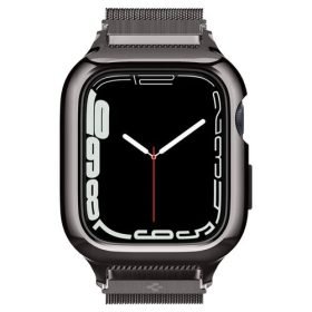 SPIGEN METAL FIT ”PRO” APPLE WATCH 4 / 5 / 6 / 7 / 8 / SE (44 / 45 MM) GRAPHITE ACS04585
