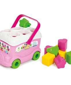 Baby Clementoni Disney Baby Βρεφικό Παιχνίδι Minnie Λεωφορειάκι Με Σχήματα Για 10+ Μηνών