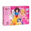 AS Magnet Box Πριγκίπισσες Dress Up Mix And Match 34 Εκπαιδευτικοί Χάρτινοι Μαγνήτες Για 3+ Χρονών