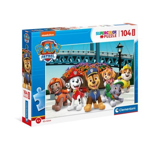 Clementoni Παιδικό Παζλ Maxi Super Color Paw Patrol 104 τμχ