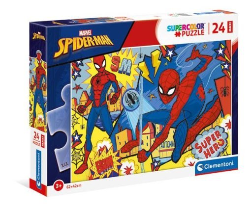 Clementoni Παιδικό Παζλ Maxi Super Color Spiderman 24 τμχ