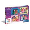 Clementoni Παιδικό Παζλ 4 in 1 Supercolor Disney Πριγκίπισσες 12-16-20-24 τμχ