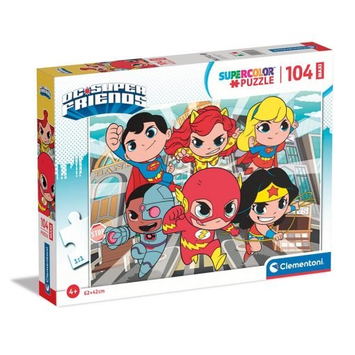 Clementoni Παιδικό Παζλ Maxi Super Color Superfriends 104 τμχ