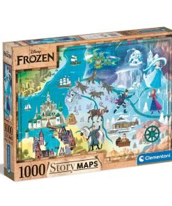 Clementoni Παζλ Story Maps Frozen 1000 τμχ