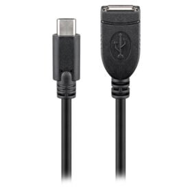 Καλώδιο-προέκταση USB High-Speed Type-C αρσ. - USB A θηλ. 0,20m. - 55470
