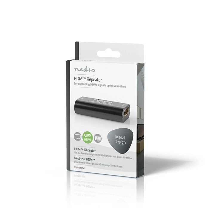 HDMI Repeater 4K @ 60Hz για επέκταση του σήματος μέχρι 40m. - NEDIS VREP3475AT - Image 3