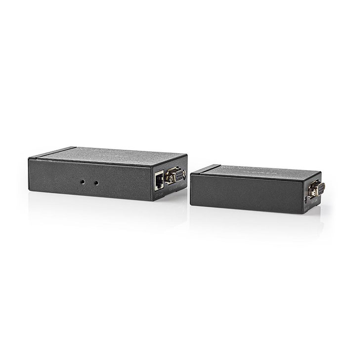 VGA Extender μέσω UTP για επέκταση του σήματος ήχου και εικόνας μέχρι 300m. - NEDIS CREP5930BK - Image 2