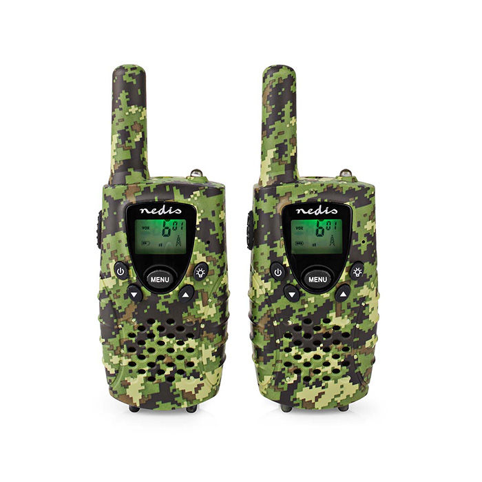 Walkie talkie με εμβέλεια έως και 8 km, σε χρώμα παραλλαγής. - NEDIS WLTK0810BK - Image 2