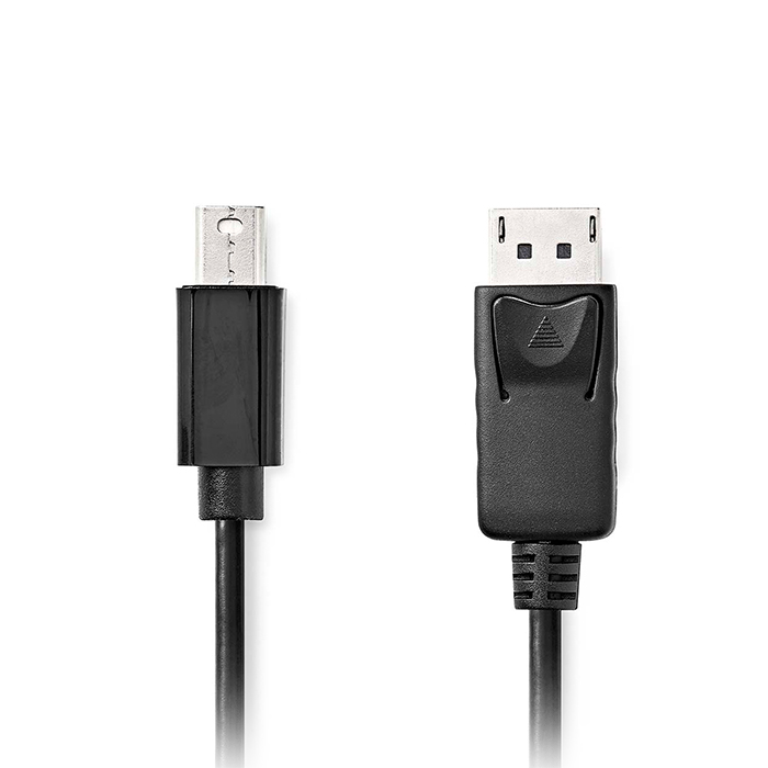 Καλώδιο MiniDisplayPort αρσ.- DisplayPort αρσ., 2.00m. - NEDIS CCGL37400BK20 - Image 2