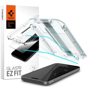 Spigen - Glas.TR EZ-FIT (2 pack) για το iPhone 15 Pro - Clear AGL06892