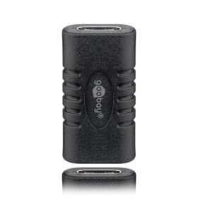 Μούφα USB 3.2 Gen 1x1 Type-C θηλ. - Type-C θηλ., σε μαύρο χρώμα. - GOOBAY 45401