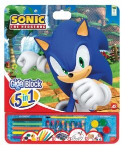 Giga Block Σετ Ζωγραφικής Sonic The Hedgehog 5 Σε 1 Για 3+ Χρονών