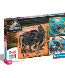 Clementoni Παιδικό Παζλ Super Color Jurassic World 3x48 τμχ