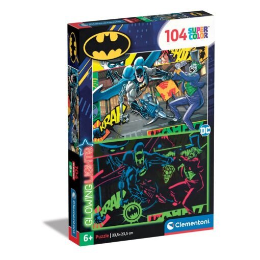 Clementoni Παιδικό Παζλ Glowing Lights DC Batman 104 τμχ