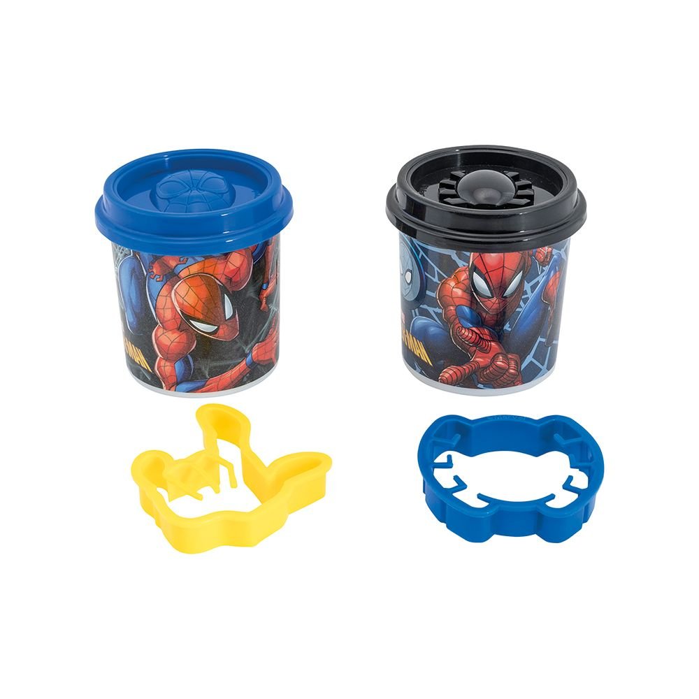 AS Πλαστελίνη Disney Frozen & Marvel Spiderman Σετ 2 Βαζάκια Με 2 Cutters 228gr Για 3+ Χρονών - Image 2