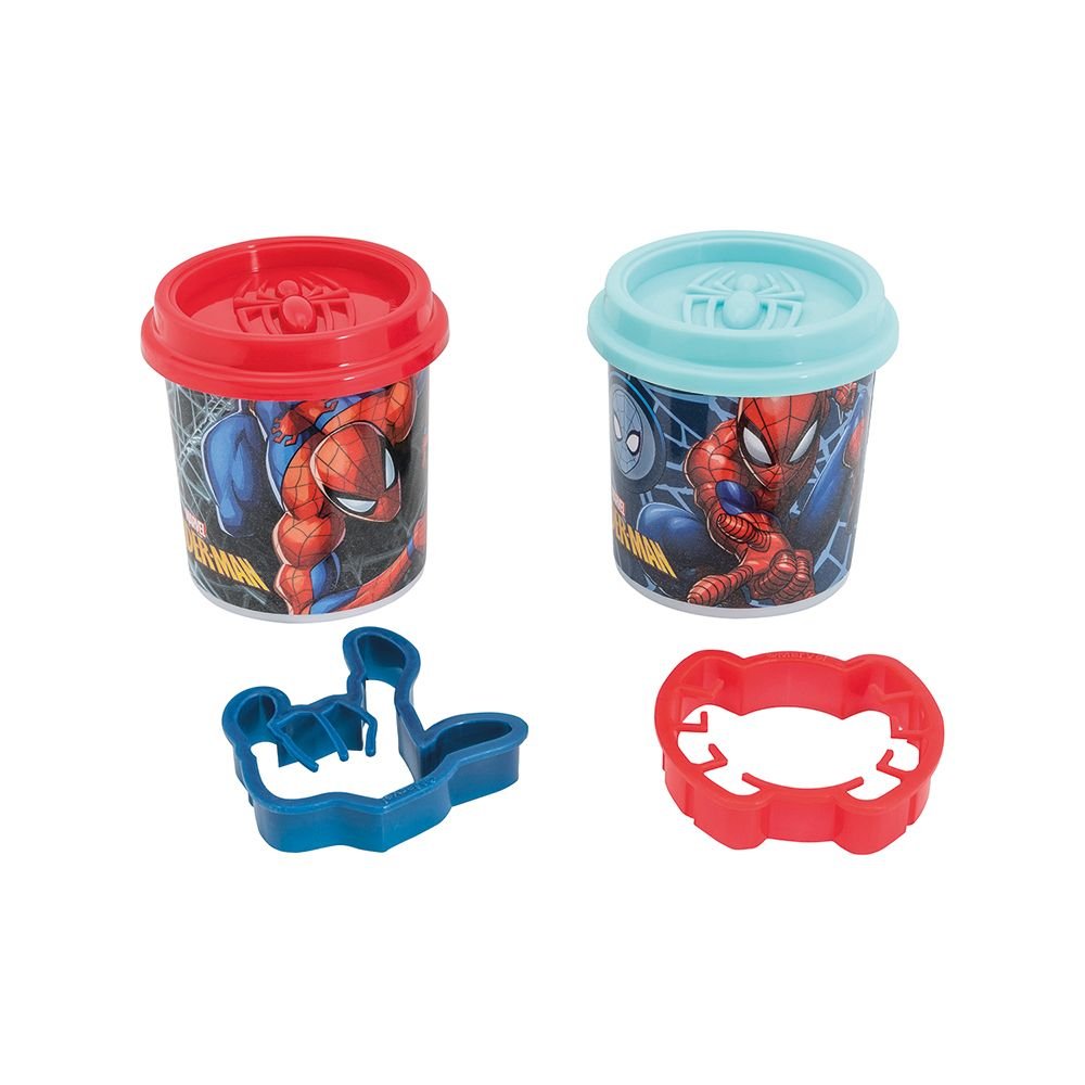 AS Πλαστελίνη Disney Frozen & Marvel Spiderman Σετ 2 Βαζάκια Με 2 Cutters 228gr Για 3+ Χρονών - Image 4