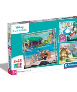 Clementoni Παιδικό Παζλ Super Color Disney Classics 3x48 τμχ