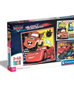 Clementoni Παιδικό Παζλ Super Color Disney Cars Glow Racers 3x48 τμχ