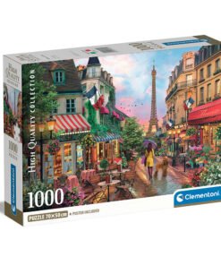 Clementoni Παζλ High Quality Collection Flowers In Paris 1000 τμχ - Compact Box