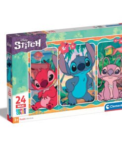 Clementoni Παιδικό Παζλ Maxi Super Color Disney Stitch 24 τμχ