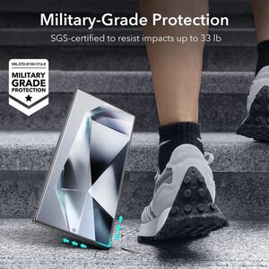 ESR Tempered Glass with Mounting Frame - Case Friendly - Samsung Galaxy S24 Ultra - Image 4
