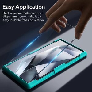ESR Tempered Glass with Mounting Frame - Case Friendly - Samsung Galaxy S24 Ultra - Image 5