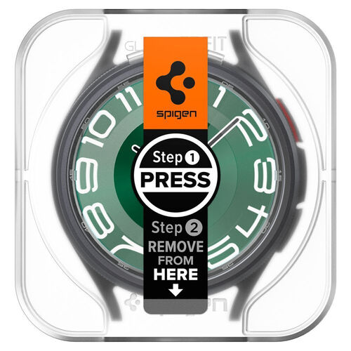 Spigen Glas.tR EZ Fit (2 pack) για το Samsung Galaxy Watch 6 Classic 47mm - Clear AGL07066 - Image 7
