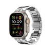 Techsuit - Watchband (W063) - Apple Watch 1/2/3/4/5/6/7/8/9/SE/SE 2/Ultra/Ultra 2 (42/44/45/49mm) - Silver