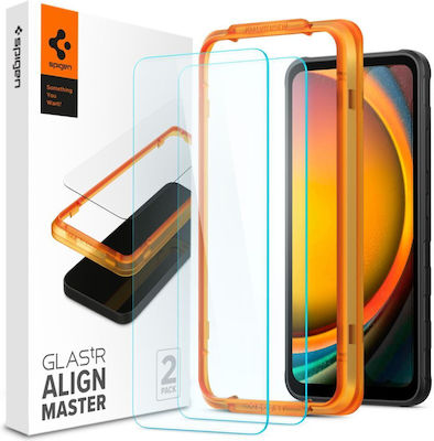 Spigen Glas.tR Align Master (2 pack) για το Samsung Galaxy Xcover7 - Clear AGL07581