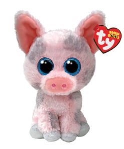 TY Beanie Boos Hambone Χνουδωτό Γουρουνάκι Ροζ 15εκ