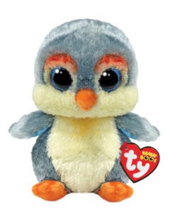 TY Beanie Boos Fisher Χνουδωτός Πιγκουίνος Γκρι 15εκ