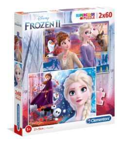 Clementoni Παιδικό Παζλ Super Color Frozen 2 2x60 τμχ