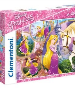 Clementoni Παιδικό Παζλ Maxi Super Color Disney Princess: Μαλλιά Κουβάρια 24 τμχ