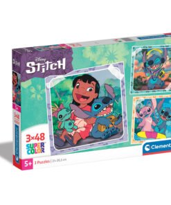 Clementoni Παιδικό Παζλ Super Color Disney Stitch 3x48 τμχ