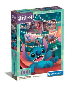 Clementoni Παζλ High Quality Collection Disney Stitch 1000 τμχ - Compact Box