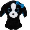 TY Beanie Boos Tracey Χνουδωτό Σκυλάκι Λευκό Και Μαύρο 15εκ