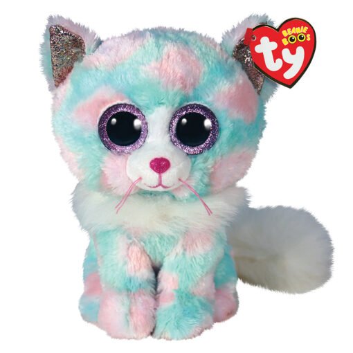 TY Beanie Boos Opal Χνουδωτό Γατούλα Παστέλ 23εκ