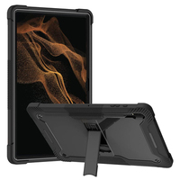 Techsuit Rugged TabShell + Glass Screen Protector για τα Samsung Galaxy Tab S8 Ultra / S9 Ultra / S10 Ultra - Black - Image 6