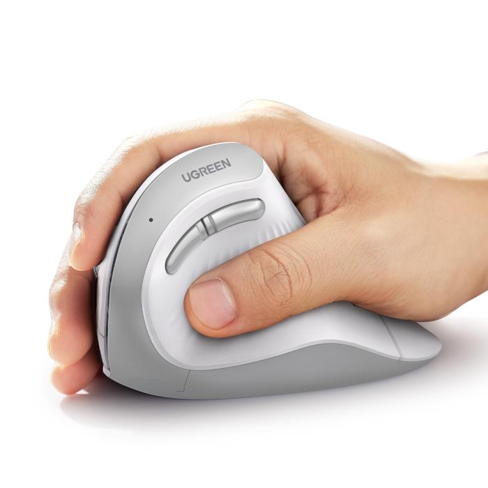 Mouse Wireless 2.4 GHz & Bluetooth UGREEN MU008 White 45759 - Image 2