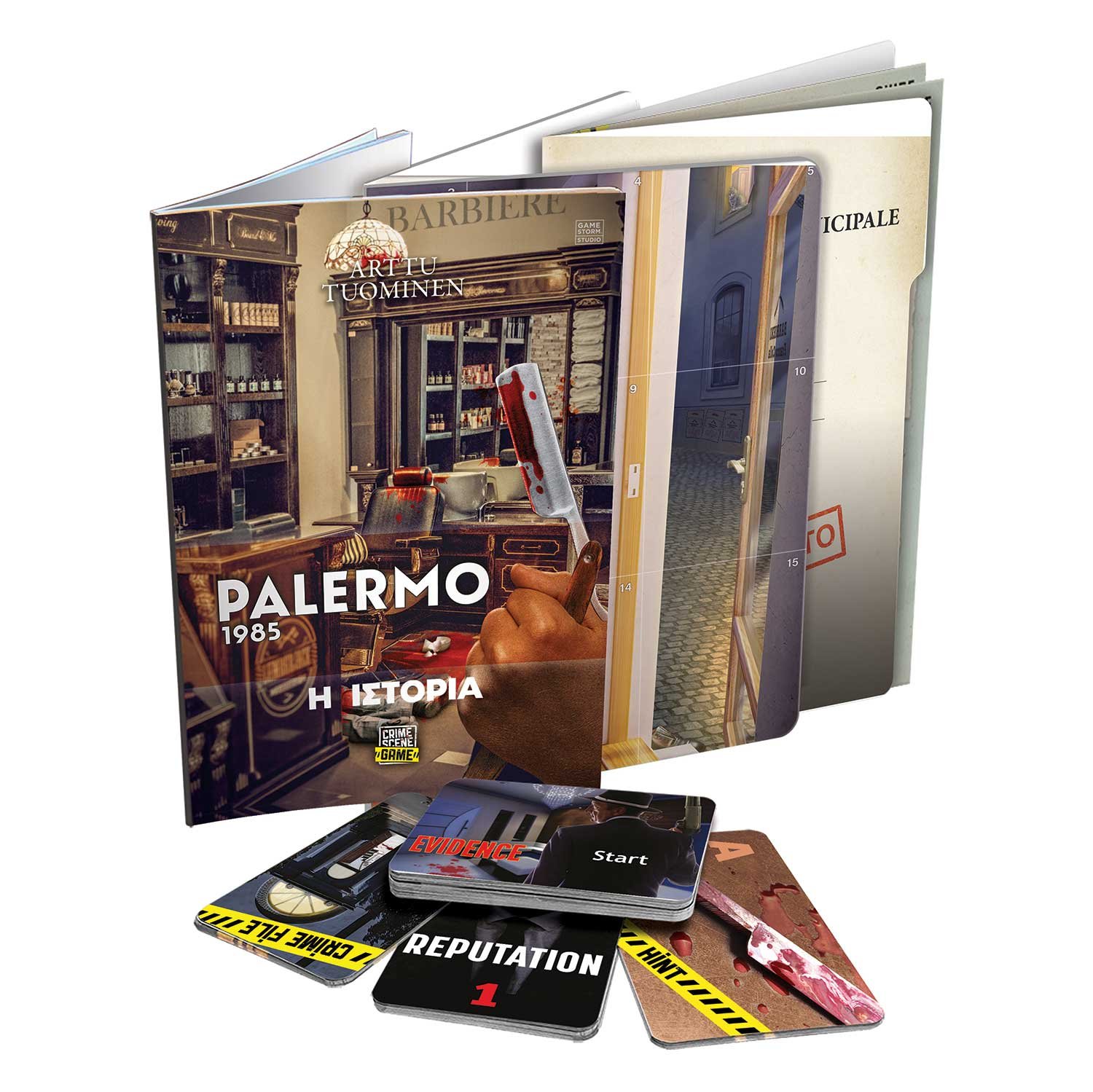 AS Games Επιτραπέζιο Παιχνίδι Crime Scene Palermo 1985 Για Ηλικίες 18+ Χρονών Και 1+ Παίκτες - Image 4