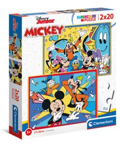 Clementoni Παιδικό Παζλ Super Color Mickey 2x20 τμχ