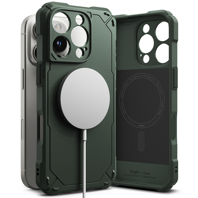 Ringke θήκη Rugged Gear MagSafe για το iPhone 16 Pro Max Dark Green