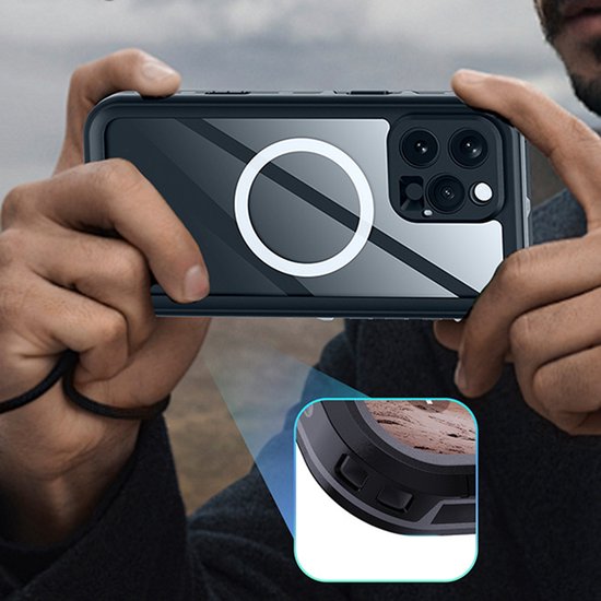 ShellBox θήκη Waterproof IP68 Case iPhone 16 Pro Max - Black - Image 4