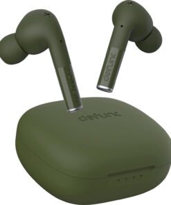 Defunc TRUE ENTERTAINMENT Bluetooth 5.2 Ασύρματα True Wireless Ακουστικά με θήκη (πράσινο)