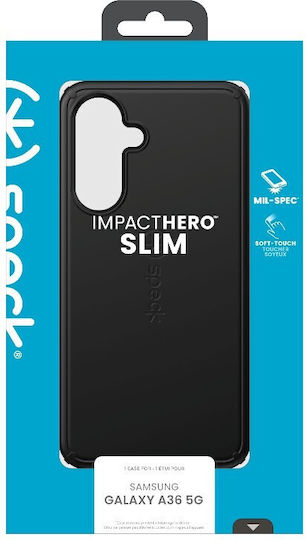 SPECK CASE FOR SAMSUNG GALAXY A36 5G (150921-1041) IMPACT HERO SLIM (BLACK) - Image 5