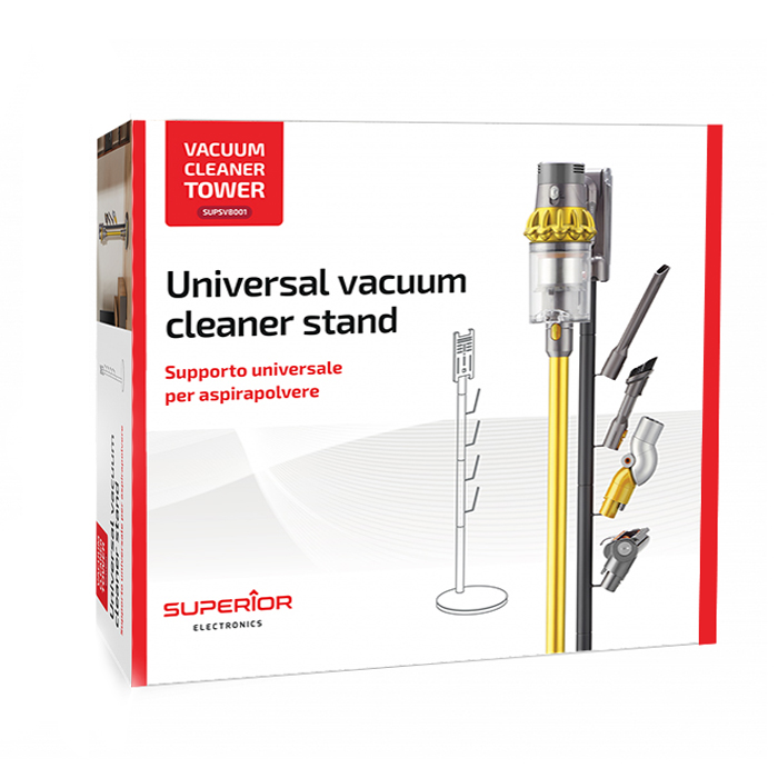 Universal επιδαπέδια βάση στήριξης για σκούπα stick. - SUPERIOR VACUUM CLEANER TOWER - Image 4