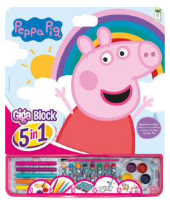 Giga Block Σετ Ζωγραφικής Peppa Pig 5 Σε 1 Για 3+ Χρονών