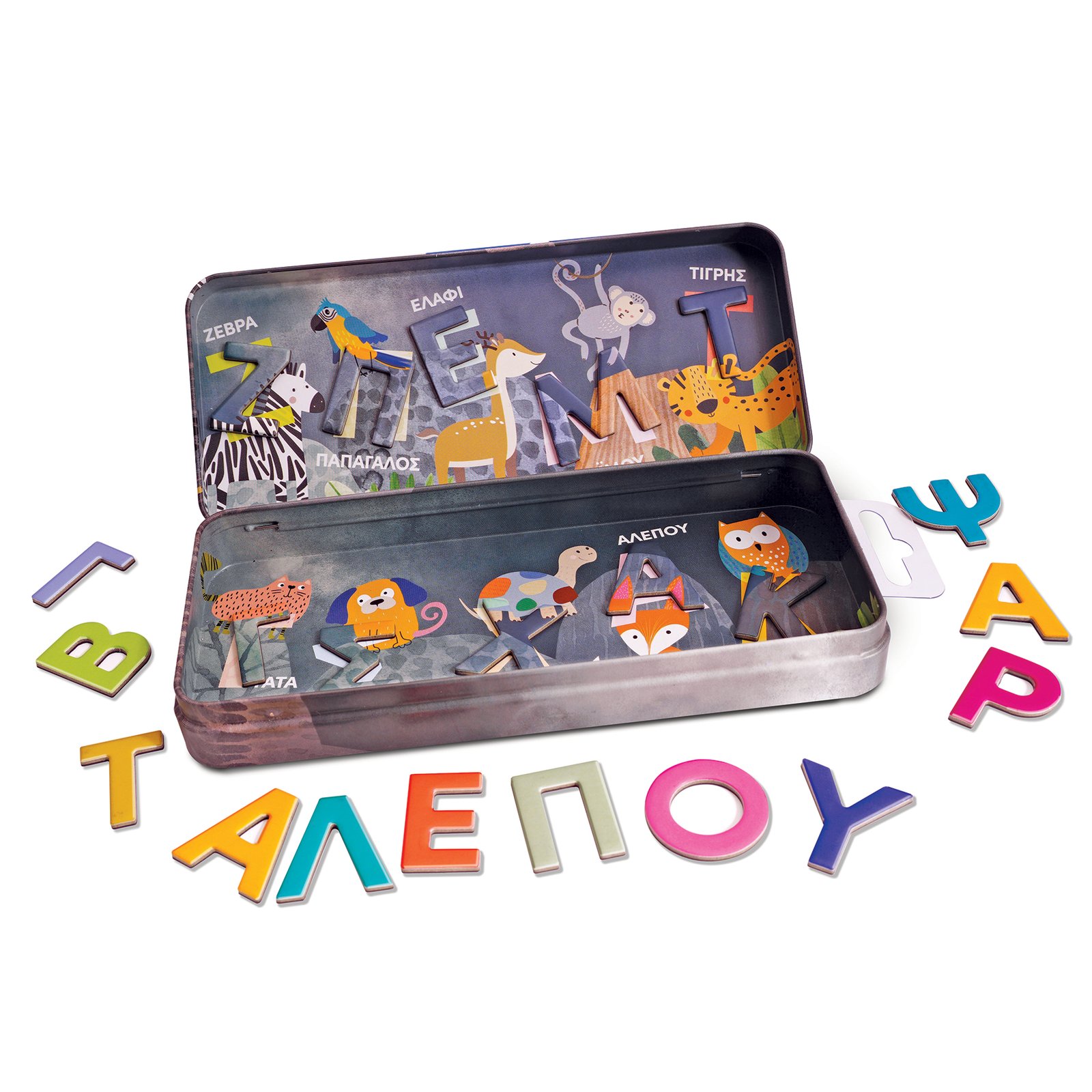 HappiHobbi Magnet Tin Γράμματα & Αριθμοί Εκπαιδευτικοί Χάρτινοι Μαγνήτες Για 3+ Χρονών - Image 4